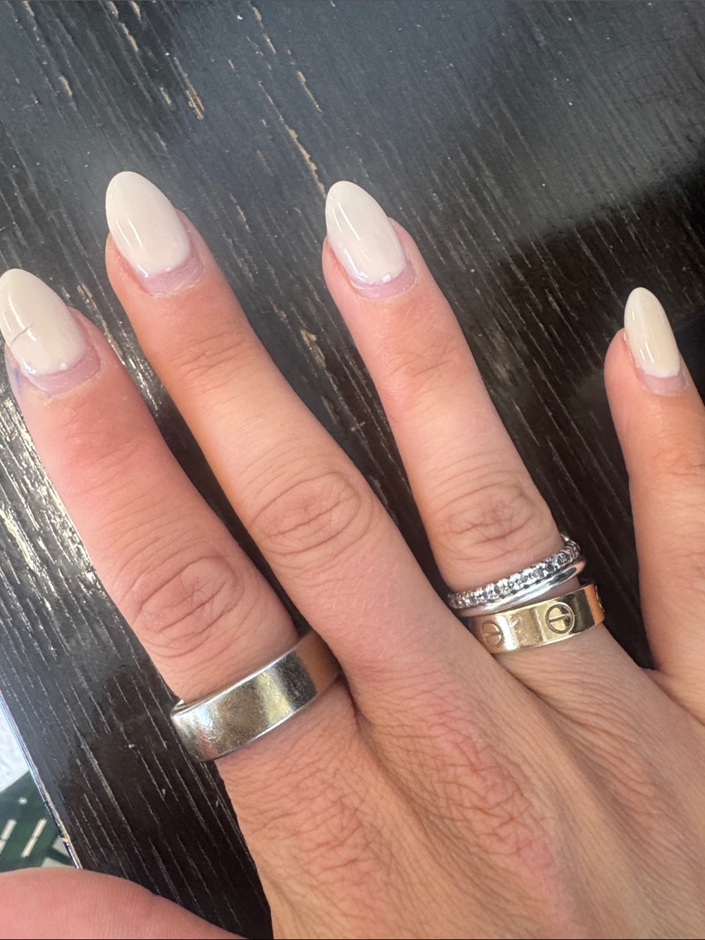 Oura Gold Ring Size 8 with Charger